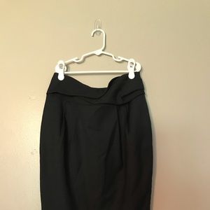 All Dressed Up Black Pencil Skirt